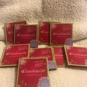 American Girl Set of 8 Charms All NWT